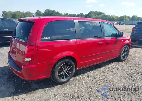 2014 Dodge Grand Caravan Sxt 30Th Anniversary из США, поврежденный, VIN 2C4RDGCG0ER372819